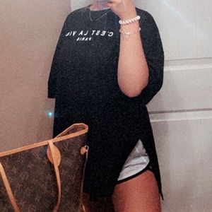 black tshirt from shein